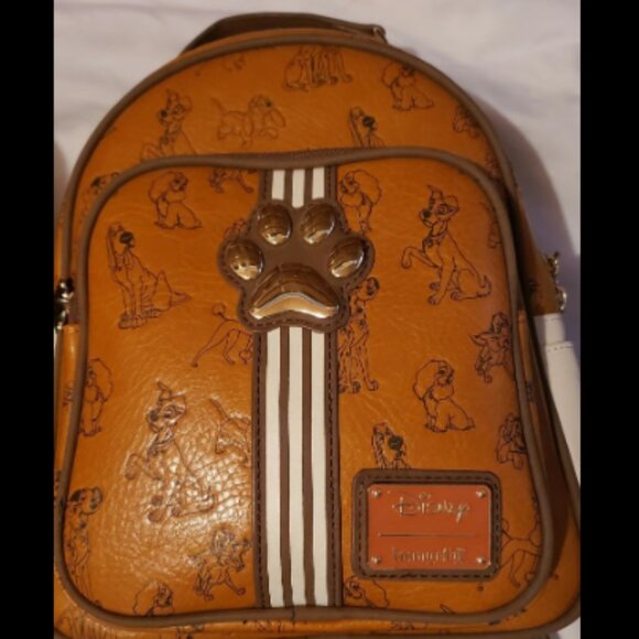 EUC Disney Dogs Paw Print Backpack by Loungefly - Picture 5 of 5